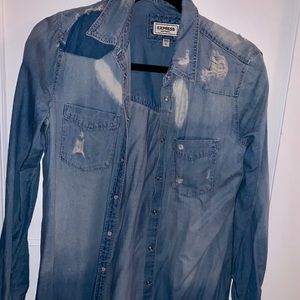 Denim Boyfriend Shirt 💙